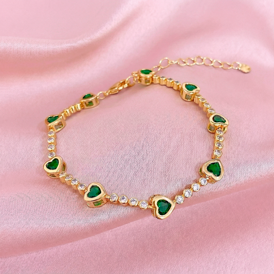Emerald Star Bangle