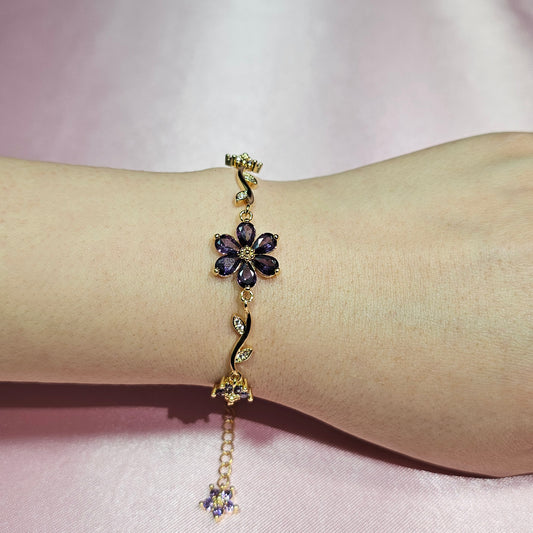 The Golden Bloom Bangle